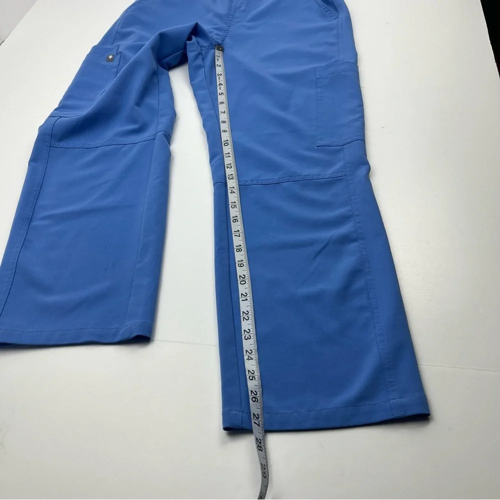 FIGS Technical‎ Collection Mens Axim Cargo Scrub Pant Size Small Blue *FLAWED